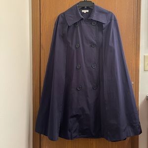 Max Studio Cape style Jacket (S/Navy)